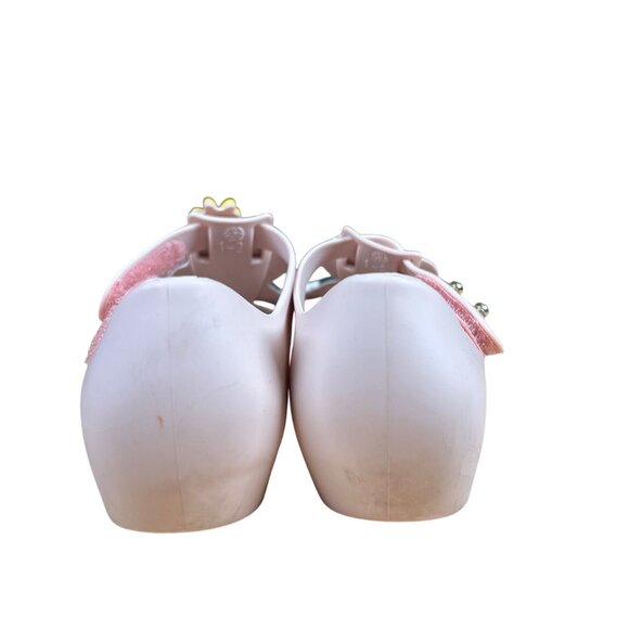 MINI MELISSA Ultra Disney Kissing Minnie & Mickey Mouse Mary Jane Shoes Size 8 - Picture 3 of 7